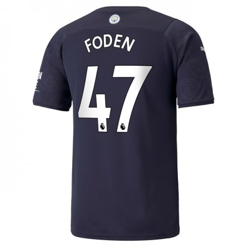 Manchester City Dres Phil Foden 47 Treći 2021/22 Kratkih Rukava Manchester City Dres Phil Foden 47 Treći 2021/22 Kratkih Rukava